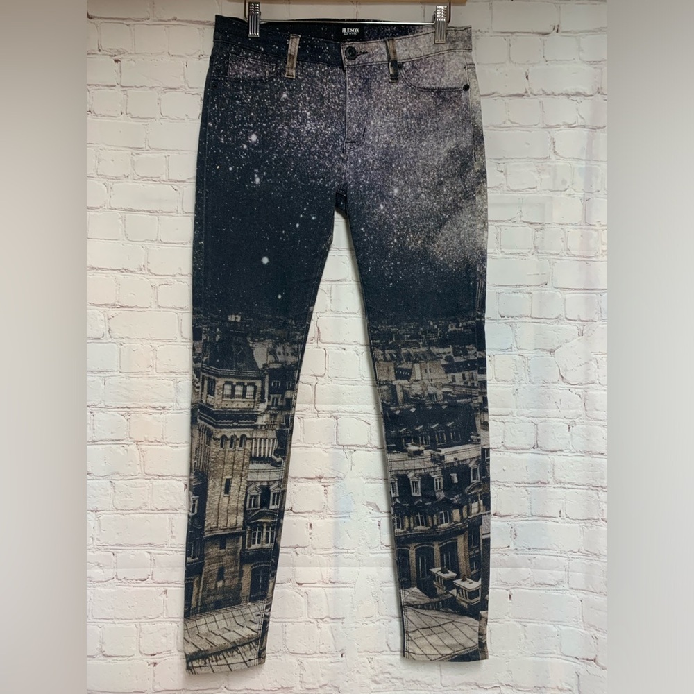 Hudson Paris City Scenes Jeans Size 27 USA​